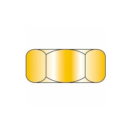 Brighton-Best Hex Nut, 1/4"-20, Carbon Steel, Zinc Clear Trivalent 319025